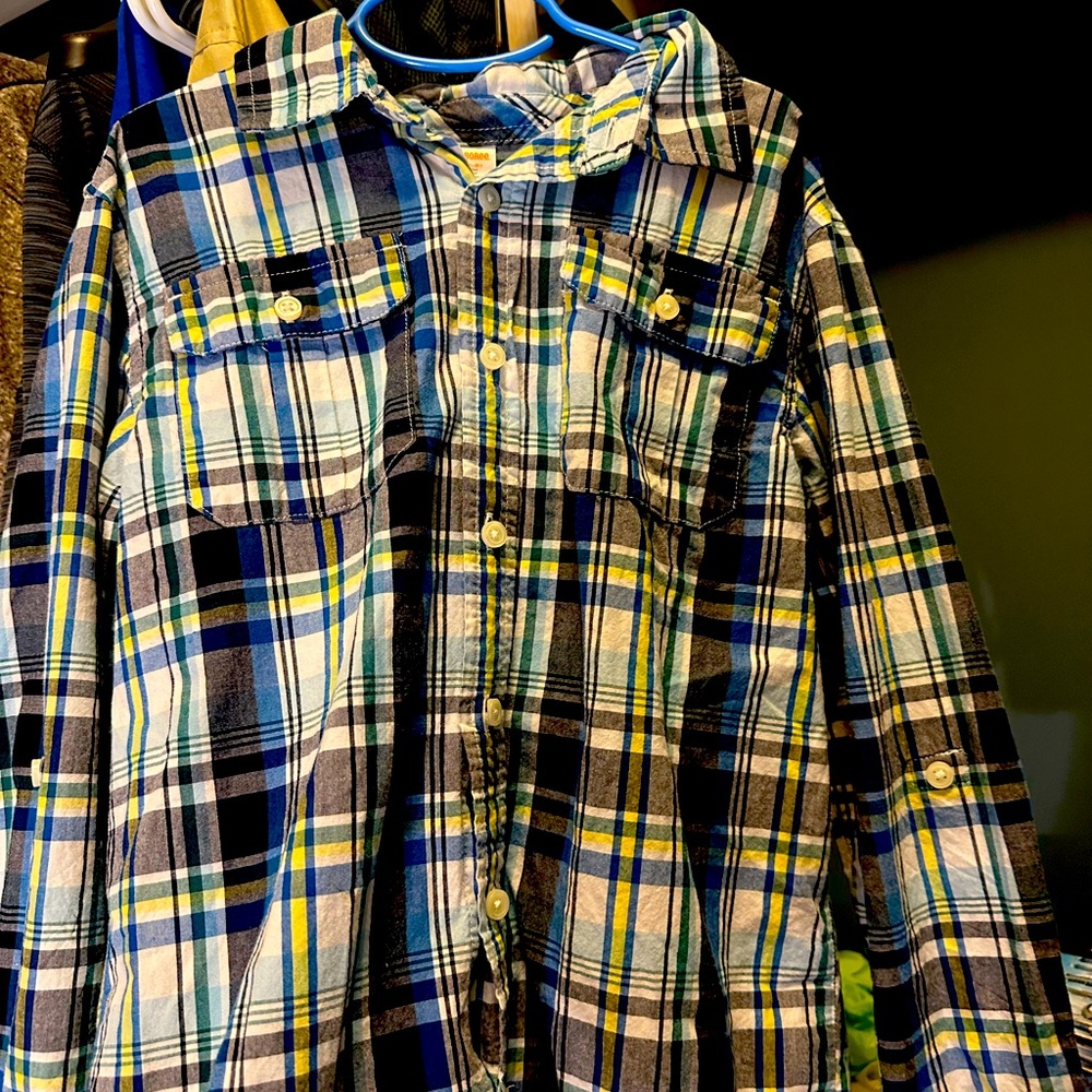 Gymboree Boys Button Down Size 7-8 shirt